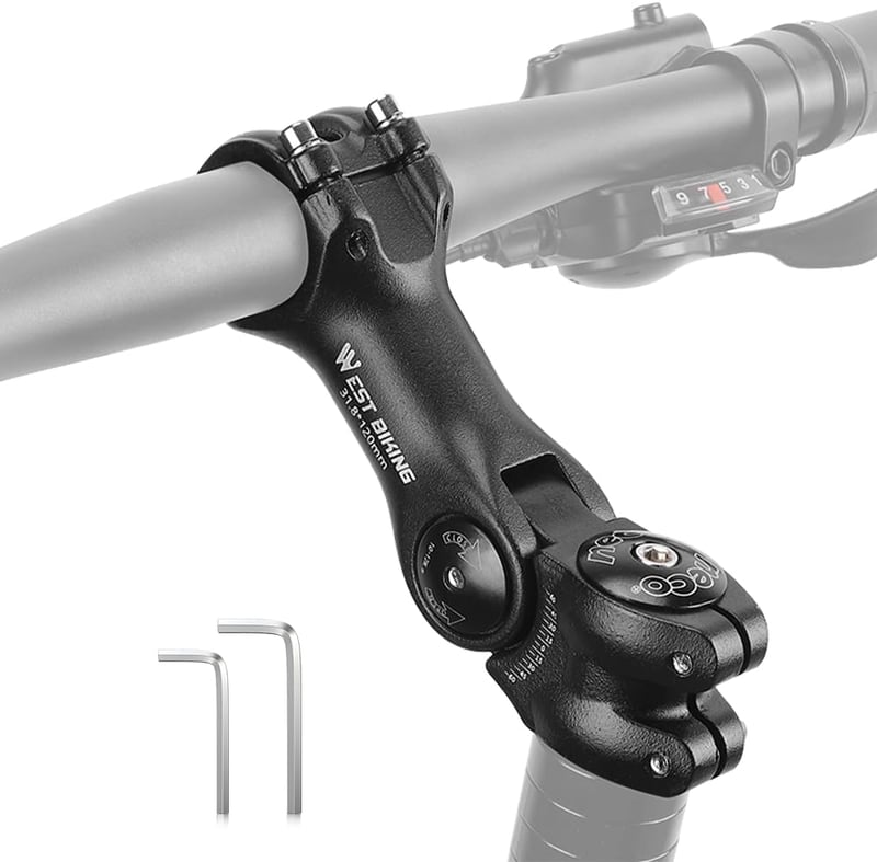 ZIMAOER 31.8mm Alumínium Kerékpár Kormányszár 120mm Állítható Emelő MTB Országúti