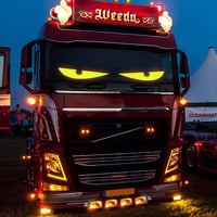 ZIMAOER Ochi de Demon LED pentru mașini și camioane, afișaj LED flexibil programabil pentru reclame personalizate 3
