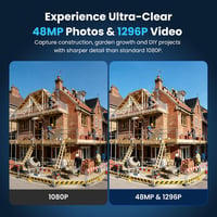 ZIMOCE 1296P Időzített Kamera 48MP Fotó 180 Nap Felvétel 64GB 2