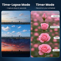 ZIMOCE 1296P Időzített Kamera 48MP Fotó 180 Nap Felvétel 64GB 6