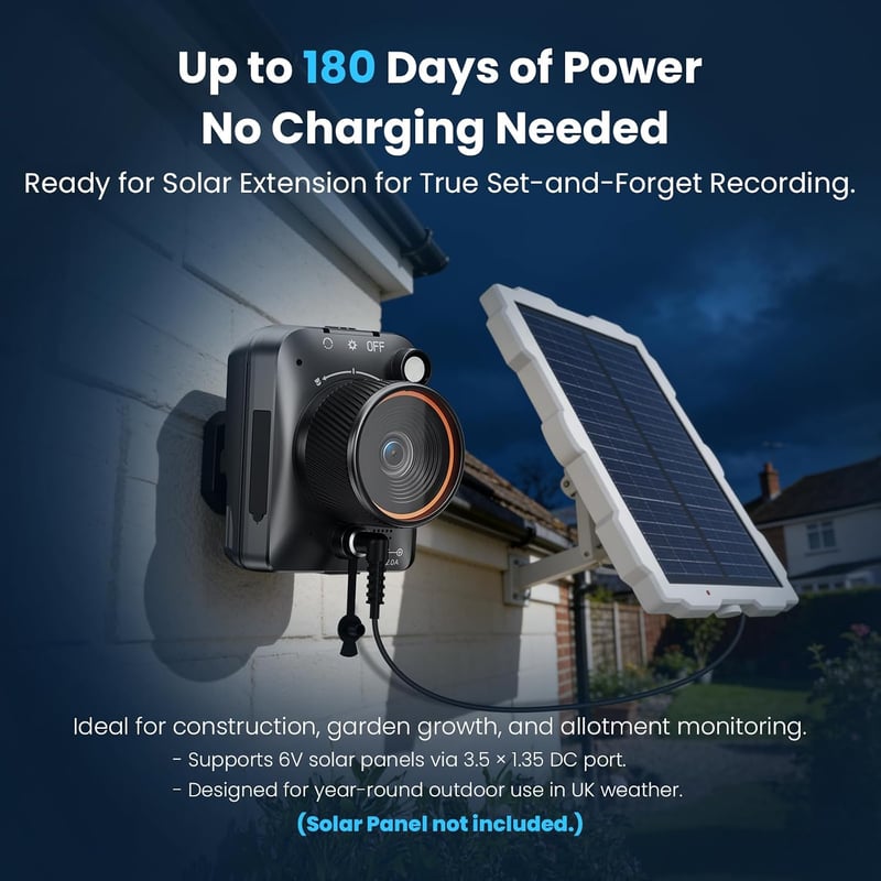 ZIMOCE 1296P Időzített Kamera 48MP Fotó 180 Nap Felvétel 64GB