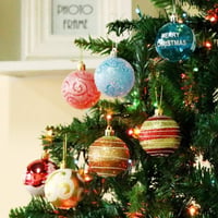 Zinsale 6 cm Karácsonyi Gömb 24 db Törésálló Műanyag Díszítés 2