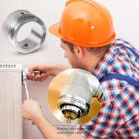 Zinueen 4 db termosztát adapter M30x1,5 RA/Rav/Ravl szelepekhez rozsdamentes 304, imbuszkulcs, 22 mm belső átmérő 6