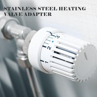 Zinueen 4 db termosztát adapter M30x1,5 RA/Rav/Ravl szelepekhez rozsdamentes 304, imbuszkulcs, 22 mm belső átmérő 5