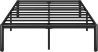 Cadru de pat metalic Zinus Van - negru - 135x190 cm 8