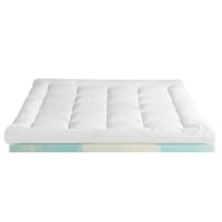 Chránič matraca Zinus topper 135x190 cm, hrúbka 10 cm, priedušná pena, stredná tvrdosť, mäkký a priedušný poťah, certifikát Oeko-Tex 2