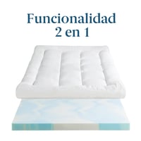 Chránič matraca Zinus topper 135x190 cm, hrúbka 10 cm, priedušná pena, stredná tvrdosť, mäkký a priedušný poťah, certifikát Oeko-Tex 8