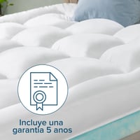 Chránič matraca Zinus topper 135x190 cm, hrúbka 10 cm, priedušná pena, stredná tvrdosť, mäkký a priedušný poťah, certifikát Oeko-Tex 3