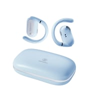 Căști True Wireless ZIPFORCE, Open-Ear Bluetooth 5.4, 4 microfoane, anulare a zgomotului ENC, control tactil, rezistență la apă IPX6, headset TWS ușor, albastru 1