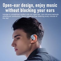 Căști True Wireless ZIPFORCE, Open-Ear Bluetooth 5.4, 4 microfoane, anulare a zgomotului ENC, control tactil, rezistență la apă IPX6, headset TWS ușor, albastru 10