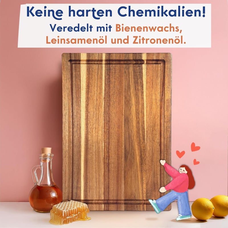 Ziruma Fa Vágódeszka Konyhai Használatra