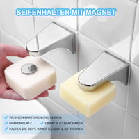 Magnetický držiak na mydlo ZITFRI, súprava s 3 držiakmi a 6 mydlovými podložkami do kúpeľne a kuchyne 6