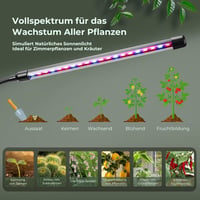 Zixunix LED növénylámpa teljes spektrummal, időzítővel és 10 fokozatú dimmerrel 2