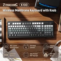 ZIYOU LANG K100 Wireless Gaming Billentyűzet, Tri-Mode, RGB Háttérvilágítás, 102 Gomb, 4000mAh 2