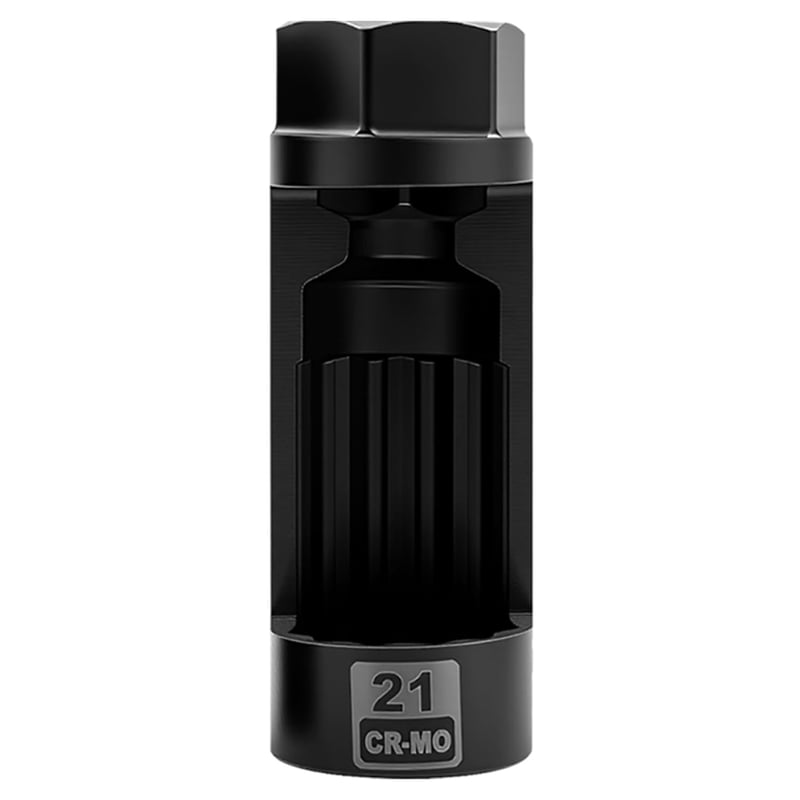 ZKTOOL 3353 nástrčná hlavica na maticu tlmiča pruženia - 21 mm, 12-hranná, 1/2" pohon
