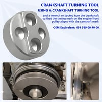 ZKTOOL Nokkentengely Rögzítő Szerszámkészlet Mercedes M654 M656 OM654 Motorhoz 3
