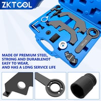ZKTOOL Vezérműtengely Rögzítő Készlet BMW N62 N73 Motorokhoz - OEM 119460 Időzítő Lánc Szerelő Szett E60 E61 E63 E64 E65 E66 Modellekhez 5