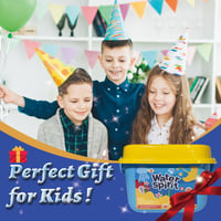 Set creativ ZLDHMA Aqua Gelz cu 50 de piese pentru copii, 100 ml, 20 de culori, gel magic 3D pentru apă, set de bricolaj, cadou pentru fete și băieți de 3 ani 7