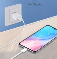 GifBasg 5V 2A USB nabíjačka a nabíjací kábel pre zariadenia Redmi 9A, 10A, 9C, 12C, A2, 7A, 7, 6A, 6, Note 5, S2, A2 Lite 6