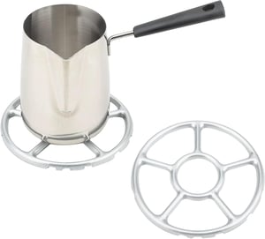 ZLXFT Aluminijski stalak za plinski plamenik za štednjak, adapter za plinsku ploču, držač posuda