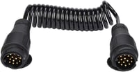 ZLXHDL 299cm Utánfutó Adapter 13-13 Pin Spirálkábel Sárgaréz Csatlakozó 1