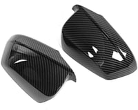 ZLXHDL 2db Tükörfedél F10 F11 Karbon Hatás ABS Fekete 2011-2013 5