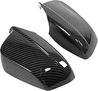 ZLXHDL 2db Tükörfedél F10 F11 Karbon Hatás ABS Fekete 2011-2013 6