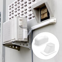 ZMDMAH Dekoratív PVC Csatornatakaró Klíma Vezetékhez Falátvezetéshez - PVC 3