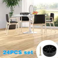 Zocipro 24 db bútor láb 33mm, csavarható bútor görgő, csúszásmentes szekrény láb 6