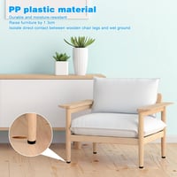 Zocipro 24 db bútor láb 33mm, csavarható bútor görgő, csúszásmentes szekrény láb 4