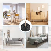 Zocipro 24 db bútor láb 33mm, csavarható bútor görgő, csúszásmentes szekrény láb 7