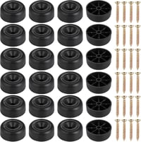 Zocipro 24 db bútor láb 33mm, csavarható bútor görgő, csúszásmentes szekrény láb 1