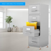 Zocipro 4 db 37 mm Forgó Bútorgörgő Csavarokkal, 360° Forgatható Kerék Bútorokhoz, 20 kg Teherbírás (Narancssárga) 5