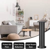 Zocipro 4 db állítható bútor láb 18-30 cm magasságú fém lábak csavarral 7