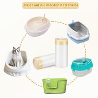 Set de 40 saci pentru litieră Zocipro, 79 x 45 cm, saci pentru toaletă pisici mărimea XL 3