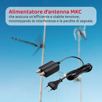 Zodiac CATV spínaný napájací zdroj s F konektorom – 12V DC, 450mA 3