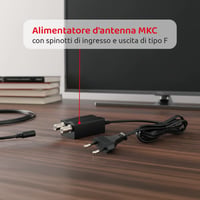 Zodiac CATV spínaný napájací zdroj s F konektorom – 12V DC, 450mA 5