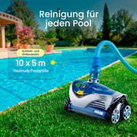 Hydraulický bazénový vysávač Zodiac MX6 – čistenie dna a stien, pre bazény do 50 m², použitý stav 9