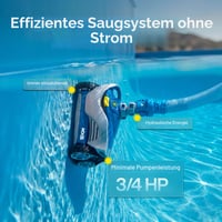 Hydraulický bazénový vysávač Zodiac MX6 – čistenie dna a stien, pre bazény do 50 m², použitý stav 6