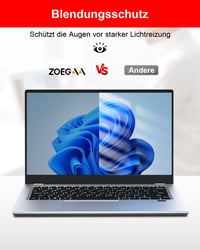 ZOEGAA 14" 360° Laptop Adatvédelmi Fólia 16:9 Kékfény Szűrő Anti-Glare 4