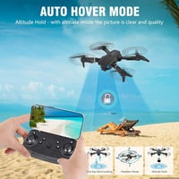 Zoeyzoey Összecsukható Drón HD 1080P Kamerával, Hosszú Repülési Idő, RC Quadcopter Táskával 3