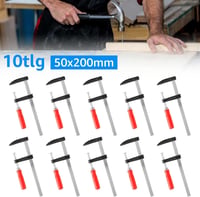 ZOFUN Professzionális Csavarcsapágy Szorítóvice Készlet 10 db-os 200x50 mm 4