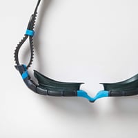 Plavecké okuliare Zoggs Predator Flex pre dospelých, na plávanie vo voľnej vode, s úpravou proti zahmlievaniu, dymové šošovky, šedo-modré 3