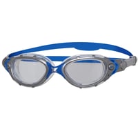 Ochelari de înot pentru copii Zoggs Panorama, pentru vârste între 6-14 ani - protecție UV, anti-aburire, câmp vizual 180°, roz/galben, lentile albastre 1