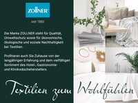 ZOLLNER Letná plachta alebo prikrývka - Bavlnená zmes - 320x330 cm - Biela - Bez gumičky - Hotelová kvalita 7