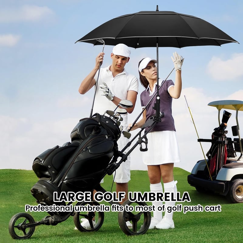 ZOMAKE Szélálló Golf Esernyő Automata Nyitás-Zárás Férfiaknak Nőknek
