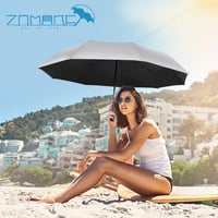 ZOMAKE UPF 50+ UV védelem automata esernyő ezüst bevonattal összecsukható 2