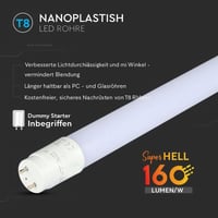 ZONE LED 5 ks LED žiarivka T8 60 cm studená biela 6500K 1120 lúmenov G13 7W náhrada za 18W so štartérom 5