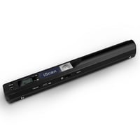 ZONJIE Prijenosni skener za dokumente i fotografije 900 DPI, A4 format, USB punjenje, s 16GB SD karticom, crni 1