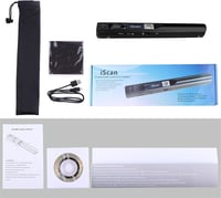 ZONJIE Hordozható Dokumentum és Fotó Szkenner 900 DPI Felbontással, A4 Méretű, USB Tölthető, 16GB SD Kártyával, Fekete 8
